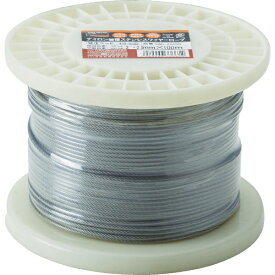 トラスコ中山｜TRUSCO NAKAYAMA ステンレスワイヤロープ　ナイロン被覆　φ2．0（2．5）mm×10　CWC2S100