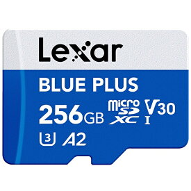 Lexar｜レキサー Lexar microSDXCカード 256GB BLUE PLUSシリーズ V30 UHS-I U3 A2 LMSBLPL256G-BNANJ[256GB] LMSBLPL256G-BNANJ [256GB]
