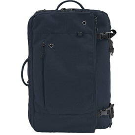 Fulcro｜フルクロ カジュアルリュック PC対応 15インチ A4 19L 拡張時25L 撥水 ネイビー fma-0043-NV
