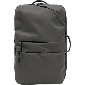 Fulcro｜フルクロ カジュアルリュック ビジネスリュック PC対応 15インチ 16L 拡張時25L A4 撥水 ダークグレー fma-0017-DGY