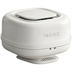 TOKAIZ｜トカイズ 2026年最新 クリップファン 腰掛け扇風機 360度回転 USB充電式 小型 静音 扇風機 3段階風量調節 軽量 ハンディファン 暑さ対策 ベルトファン ホワイト TPF-019-WH