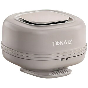 TOKAIZ�b�g�J�C�Y 2026�N�ŐV �N���b�v�t�@�� ���|����@ 360�x��] USB�[�d�� ���^ �É� ��@ 3�i�K���ʒ��� �y�� �n���f�B�t�@�� �����΍� �x���g�t�@�� �O���[�W�� TPF-019-GG