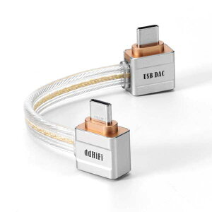 ddHiFi�b�f�B�[�f�B�[�n�C�t�@�C USB-C to C OTG�P�[�u�� L�^ CometGold TC19LL