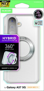 �G���R�� Galaxy A57 5G/�n�C�u���b�h�P�[�X MAGKEEP �X�^���h�Ɍ�/ �V���o�[ PM-G265MGSTKSV