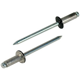 ロブテックス｜Lobtex カラーリベット　ブラック　4-3　1000本入り　CNSA43B《※画像はイメージです。実際の商品とは異なります》