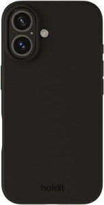 HOLDIT�b�z�[���f�B�b�g iPhone 16 Pro�i6.3�C���`�j �\�t�g�^�b�`�V���R-���P�[�X�P�[�X �u���b�N 16475