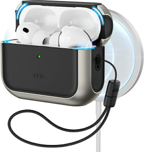 �C�[�G�X�A�[���bESR AirPods Pro3�pTPU�P�[�X �`�^�j�E�� 1C02000202-Titanium
