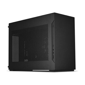 LIANLI�b���A���� PC�P�[�X [Mini-ITX] A4-H2O �u���b�N A4H2OX5