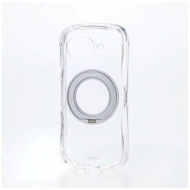 ELECOM｜エレコム Google Pixel 10a Grippy フレームカラー 極限 MAGKEEP スタンド ラバーコート シルバー PM-P261GRSTKSV