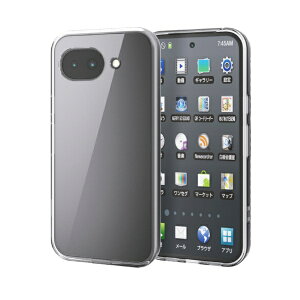 ELECOM�b�G���R�� Google Pixel 10a �P�[�X �n�C�u���b�h �J�o�[ �Ռ��z�� �N���A �N���A PM-P261HVCKKCR