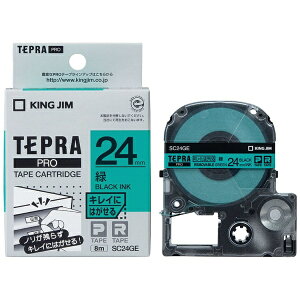 �L���O�W���bKING JIM �L���C�ɂ͂����郉�x���e�[�v TEPRA(�e�v��) PRO�V���[�Y �� SC24GE [������ /24mm��]