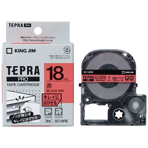 �L���O�W���bKING JIM �L���C�ɂ͂����郉�x���e�[�v TEPRA(�e�v��) PRO�V���[�Y �� SC18RE [������ /18mm��]