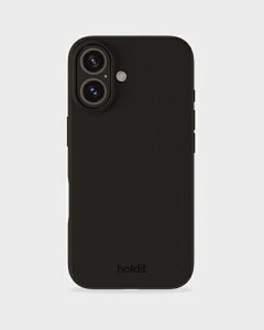 HOLDIT�b�z�[���f�B�b�g iPhone 16�i6.1�C���`�j�\�t�g�^�b�`�V���R-���P�[�X �u���b�N 16503