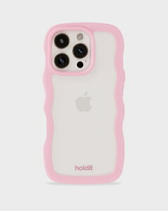 HOLDIT�b�z�[���f�B�b�g iPhone 16 Pro�i6.3�C���`�j �ϏՌ��N���A�P�[�X Wavy Case �s���N 16546