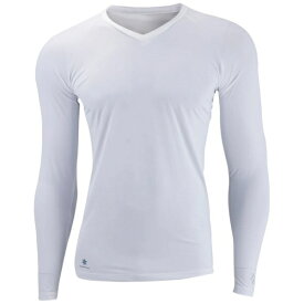 イオンスポーツ｜EON SPORTS 男女兼用 ZEROFIT ICE MESH アイスメッシュ Vネック長袖アンダーウェア ホワイト ZUIMF-13030 [ユニセックス /XSサイズ]【返品交換不可】