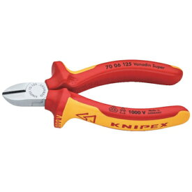 KNIPEX社｜クニペックス 絶縁1000V電工ニッパー 125mm 7006125