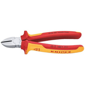 KNIPEX社｜クニペックス 絶縁1000V電工ニッパー 180mm 7006180