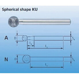 PFERD｜フェアード ダイヤモンドインターナルバー　3mm軸　120　DKUA2.0258668