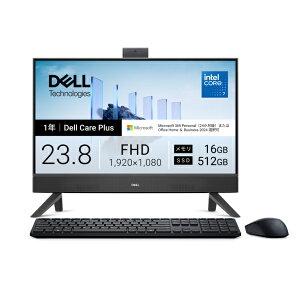 DELL�b�f�� ���j�^�[��̌^�f�X�N�g�b�vPC Dell 24(EC24250) �_�[�N�V���h�E�O���[ AD67-GHM3BC [23.8�^ /Windows11 Home /intel Core 7 /�������F16GB /SSD�F512GB /M365 (24����) or Office �I���\ /2026�N�t���f��]
