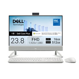 DELL｜デル モニター一体型デスクトップPC Dell 24(EC24250) パールホワイト AD67-GHM3WC [23.8型 /Windows11 Home /intel Core 7 /メモリ：16GB /SSD：512GB /M365 (24か月) or Office 選択可能 /2026年春モデル]