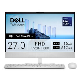 DELL｜デル モニター一体型デスクトップPC Dell 27(EC27260) ライトアッシュ ACD59-GNWC [Copilot+ PC /27型 /Windows11 Home /intel Core Ultra 5 /メモリ：16GB /SSD：512GB /2026年春モデル]