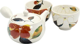 セラミック藍｜CERAMIC AI ペア急須茶器　花かいろう