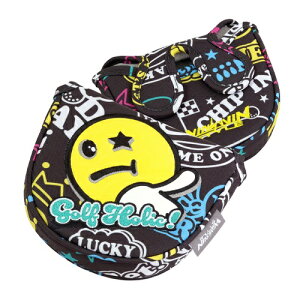 WINWIN STYLE�b�E�B���E�B���X�^�C�� �p�^�[�p�w�b�h�J�o�[ LUCKY CHARACTER NEW PUTTER COVER �}���b�g�^�C�v NEWDARK GR PCMP-103