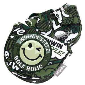 WINWIN STYLE�b�E�B���E�B���X�^�C�� �p�^�[�p�w�b�h�J�o�[ GOOD TIME HOLIDAY PUTTER COVER �}���b�g�^�C�v KHAKI PCMP-108