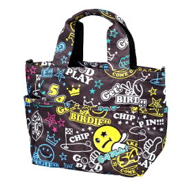 WINWIN STYLE｜ウィンウィンスタイル ラウンドバッグ LUCKY CHARACTER NEW ROUND TOTE BAG DARK GR WB-004 [240×240×130mm]