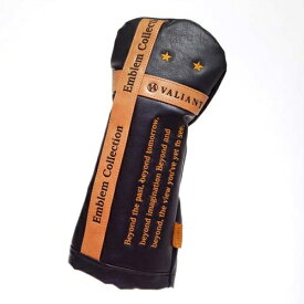 レゴリス｜REGOLITH バリアント エンブレムシリーズ ヘッドカバー ドライバー用 BLACK×ORANGE VAE-005HC