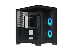 FRACTAL DESIGN�b�t���N�^���f�U�C�� PC�P�[�X [ATX /Micro ATX /Extended ATX /Mini-ITX] Pop 2 Vision Black RGB �u���b�N FD-C-POV2A-02