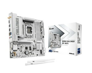 ASROCK�b�A�X���b�N �}�U�[�{�[�h(LGA1851) �z���C�g B860M Challenger WiFi White [MicroATX]