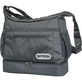 OUTDOOR PRODUCTS｜アウトドアプロダクツ ショルダーバッグ カジュアルバッグ 16L 保冷 保温 軽量 450g ダークグレー OD-12294-DGY
