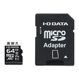 I-O DATA�b�A�C�E�I�[�E�f�[�^ ���ϋv�h���C�u���R�[�_�[�pmicroSD�J�[�h MSD-DR64G/NC [Class10 /64GB]