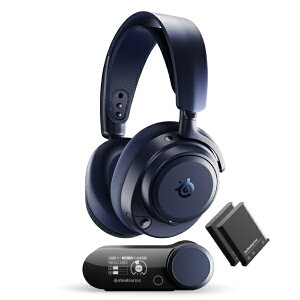 SteelSeries�b�X�e�B�[���V���[�Y �Q�[�~���O�w�b�h�Z�b�g Arctis Nova Pro Omni MidnightBlue 61723 [���C�����X�iBluetooth�{USB-C�j /���� /�w�b�h�o���h�^�C�v]
