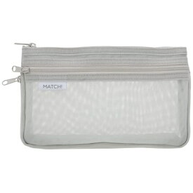サンスター文具｜sun-star メッシュケース MATCH(マッチ) グレー