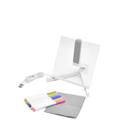 日本トラストテクノロジー LEDアクリルメッセージボード15×15 電球色 クリア JT-CRBD1515-WA [LED /電球色]