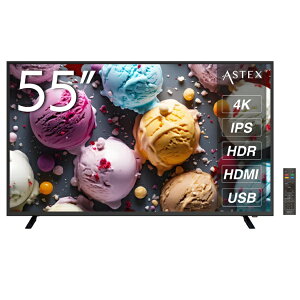 WIS�b�E�B�Y PC���j�^�[ AS-M55C [55�^ /4K(3840×2160�j /���C�h /60Hz]