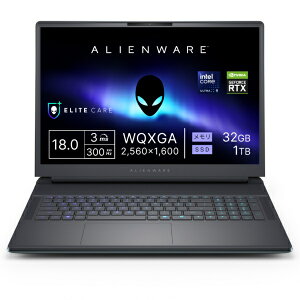 DELL�b�f�� �Q�[�~���O�m�[�g�p�\�R�� Alienware 18 Area-51 AA18250(RTX 5080) ���L�b�h �e�B�[�� NAA108-GNC [18.0�^ /Windows11 Home /intel Core Ultra 9 /�������F32GB /SSD�F1TB /2026�N�ă��f��]