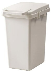 東谷｜AZUMAYA 【ゴミ箱】ワンハンドトラッシュカン45L（W34.1×D45×H57.5cm） ホワイト LFS-845WH [45L]【キャンセル・返品不可】