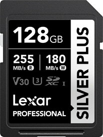 Lexar｜レキサー Lexar SDXCカード Professional SILVER PLUSシリーズ V30 UHS-I U3 読出速度 最大255MB/s LSDSIPL128G-BNNPJ [128GB] LSDSIPL128G-BNNPJ [128GB]