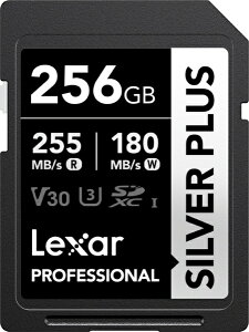 Lexar Lexar SDXC�J�[�h Professional SILVER PLUS�V���[�Y V30 UHS-I U3 �Ǐo���x �ő�255MB/s LSDSIPL256G-BNNPJ [256GB] LSDSIPL256G-BNNPJ [256GB]