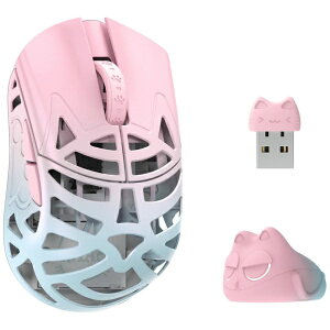 WLmouse�b�E�B���}�E�X �Q�[�~���O�}�E�X -Beast Miao- Blue&Pink WL-BMIAO-BP-O [���w�� /�L���^����(���C�����X) /5�{�^�� /USB]