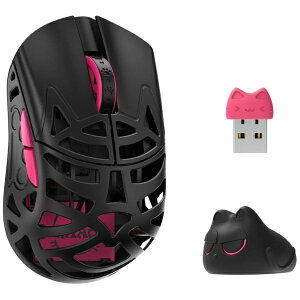 WLmouse�b�E�B���}�E�X �Q�[�~���O�}�E�X -Beast Miao- Black WL-BMIAO-BLK-O [���w�� /�L���^����(���C�����X) /5�{�^�� /USB]