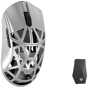 WLmouse�b�E�B���}�E�X �Q�[�~���O�}�E�X Beast X Max(OMRON���f��)-Solid Sides �T�C�h���Ȃ�- Metallic Silver WL-BXMAX-SIL-O-NH [���w�� /�L���^����(���C�����X) /5�{�^�� /USB]