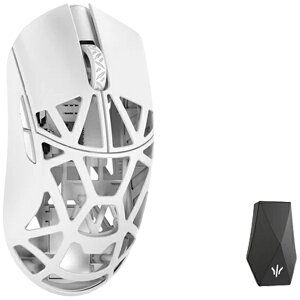 WLmouse�b�E�B���}�E�X �Q�[�~���O�}�E�X Beast X Max(OMRON���f��)-Solid Sides �T�C�h���Ȃ�- Milky White WL-BXMAX-MW-O-NH [���w�� /�L���^����(���C�����X) /5�{�^�� /USB]