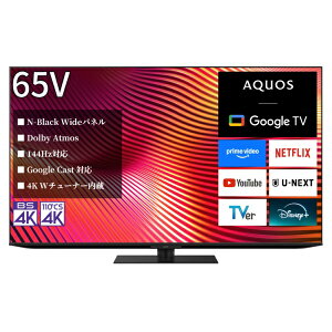 �yMiniLED�z�y2026�N06��20�������z SHARP�b�V���[�v �t��miniLED�e���r AQUOS 4T-65X9A [65V�^ /Bluetooth�Ή� /4K�Ή� /BS�ECS 4K�`���[�i�[���� /YouTube�Ή�]