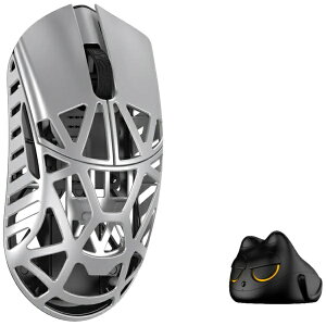 WLmouse�b�E�B���}�E�X �Q�[�~���O�}�E�X Beast X Mini Pro -Side Slits �T�C�h������- Silver WL-BXMINIPRO-SIL-O [���w�� /�L���^����(���C�����X) /5�{�^�� /USB]