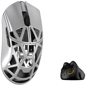 WLmouse�b�E�B���}�E�X �Q�[�~���O�}�E�X Beast X Mini Pro -Solid Sides �T�C�h���Ȃ�- Silver WL-BXMINIPRO-SIL-O-1 [���w�� /�L���^����(���C�����X) /5�{�^�� /USB]
