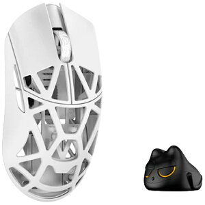 WLmouse�b�E�B���}�E�X �Q�[�~���O�}�E�X Beast X Mini Pro -Solid Sides �T�C�h���Ȃ�- Milky White WL-BXMINIPRO-MW-O-1 [���w�� /�L���^����(���C�����X) /5�{�^�� /USB]